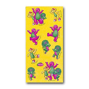 BARNEY STICKER