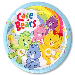 CARE BEARS HAPPY DAY DINNER PLATE (9")