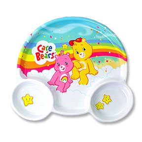 CARE BEARS HAPPY DAY KIDS PLATE