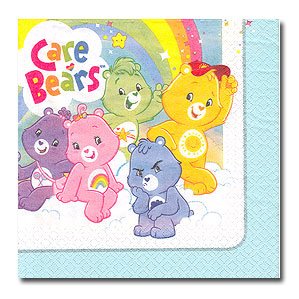 CARE BEARS HAPPY DAY LUNCHEON NAPKIN