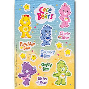 CARE BEARS HAPPY DAY STICKERS