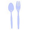 CARE BEARS LT. BLUE FORK & SPOON COMBO