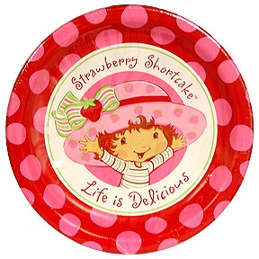 STRAWBERRY SHORTCAKE DINNER PLATE (9)
