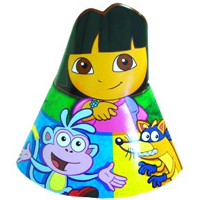 DORA & FRIENDS CONE HATS