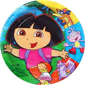 DORA & FRIENDS DINNER PLATE (9")