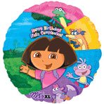 DORA & FRIENDS MYLAR BALLOON 18"