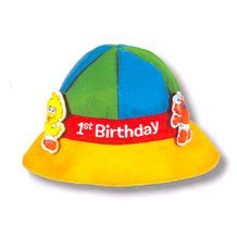 SESAME 1ST BDAY FELT HAT