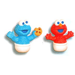 SESAME 1ST BDAY FINGER PUPPET FAVORS