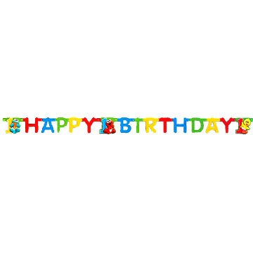 SESAME 1ST BDAY JOINTED BANNER