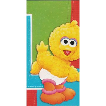 SESAME 1ST BDAY PLASTIC TBLCVR
