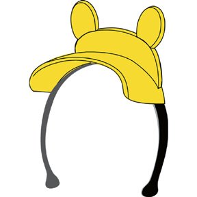 POOH'S FIRST BDAY VISOR
