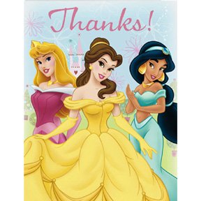DISNEY PRINCESS FTF THANK YOU NOTE