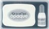 Staz-On Opaque Inkpad W/Reinker Kit Cotton White