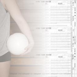 Art Warehouse Volleyball Collection Paper 12"X12"