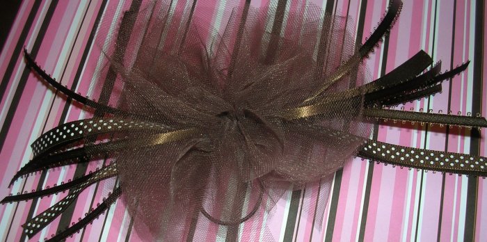 Girls Boutique Hair Bow Chocolate Brown Polka Dot for Dance,Ballet, Costume Dress Up Everyday
