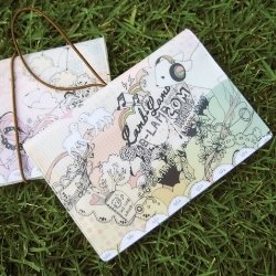 T0032 - Lamb Lamb Card Case (music&lamb)