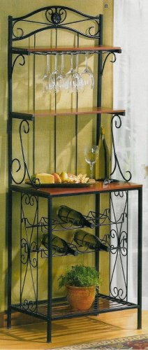Bakers Style Wine & Glass Rack