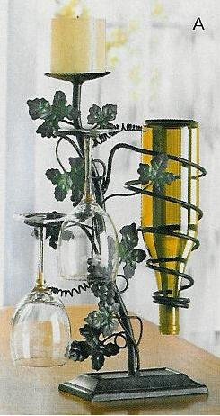 Grapevine Candle/Wine Holder