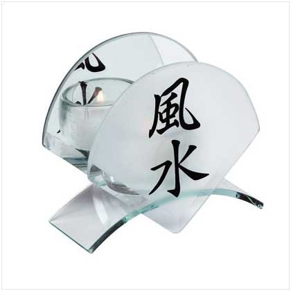 "Feng Shui" candleholder