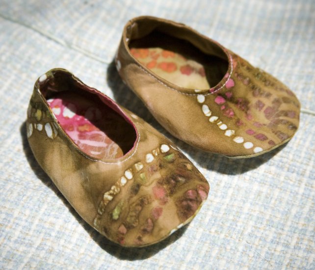 Batik Baby Booties