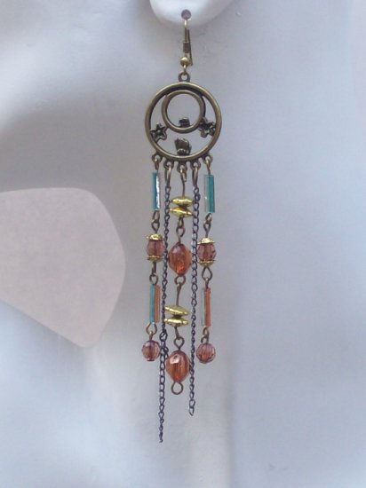 UNUSUAL MULTI-COLORED EARRINGS