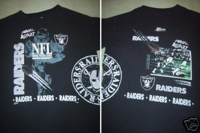 OAKLAND RAIDERS aerial assault YOUTH size 14-16 T-SHIRT