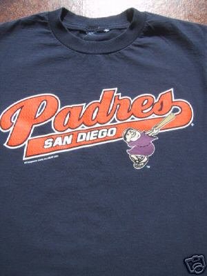 SAN DIEGO PADRES swingin' father YOUTH 7-8 T-SHIRT
