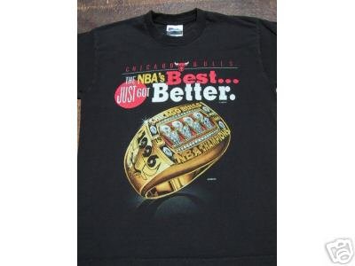 CHICAGO BULLS '96 NBA champs YOUTH 14-16 T-SHIRT jordan