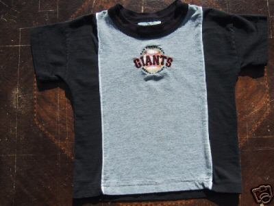 San Francisco GIANTS embroidered logo TODDLER 4T T-SHIRT