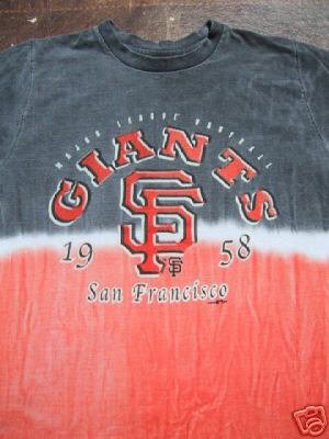 San Francisco GIANTS tie-dyed YOUTH size XL(18) T-SHIRT