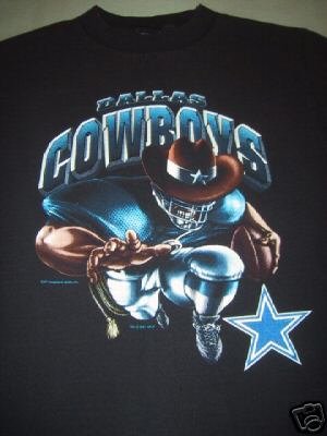 DALLAS COWBOYS helmet hat YOUTH 10-12 T-SHIRT