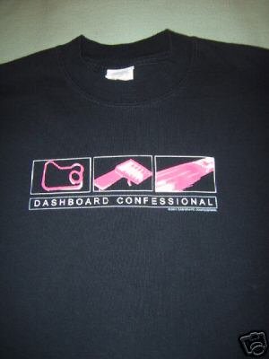 DASHBOARD CONFESSIONAL youth S(5-6) T-SHIRT chris carrabba