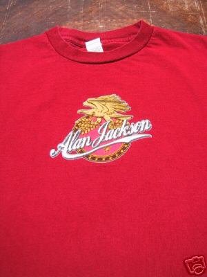 ALAN JACKSON eagle logo YOUTH size L(12-14) T-SHIRT