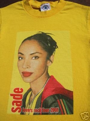 SADE lovers rock tour 2001 youth size S(6-8) T-SHIRT