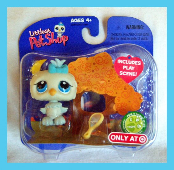 Littlest Pet Shop Baby Blue Owl Target Exclusive #404