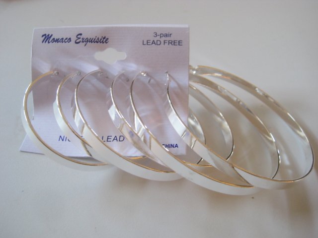 Silvertone Earrings