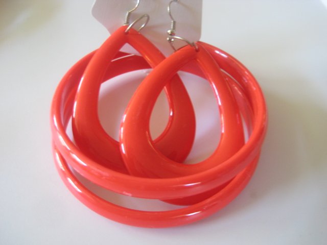Red Bangles & Earring Set