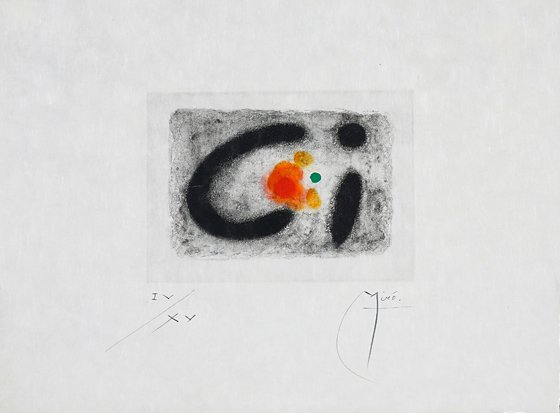 Untitled, by Joan Miró (Spanish 1893-1983)