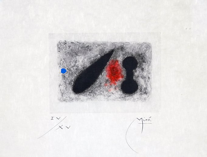 Untitled, by Joan Miró (Spanish 1893-1983)