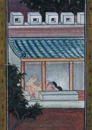 Thai scripture painting, by unknown artist