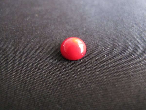 Red Coral Sea Bamboo Coral 8 mm round cabochons for jewellery making