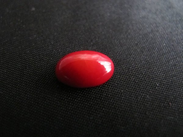 Red Coral Sea Bamboo Coral 8*12 mm Oval Cabochons for jewellery making-Free shipping