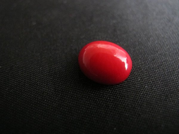 Red Coral Sea Bamboo Coral 10*12 mm Oval Cabochons for jewellery making-Free shipping