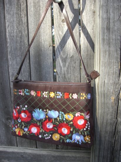 Brown Suede Purse