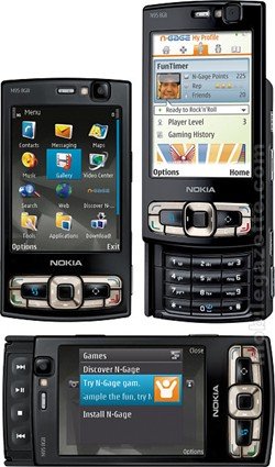 Nokia N95 8GB Quad Band Unlocked GSM Smartphone with 3G