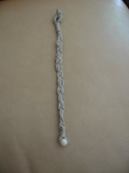 Ocean Wave HEMP anklet