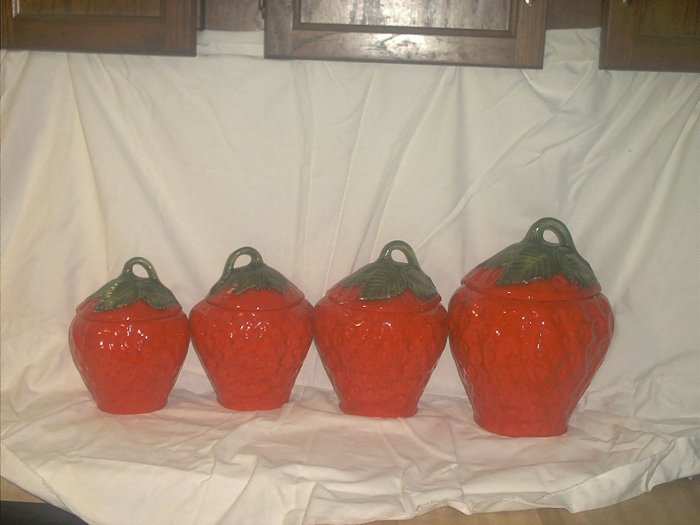 Strawberry Canisters