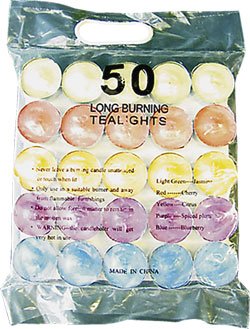 Tealight Candles - Pack of 50 - Lightly Scented