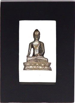Buddha White Metal Frame - 8.5in
