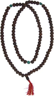 Bodhi Seeds w/ Turquoise Mala Prayer Beads 12MM